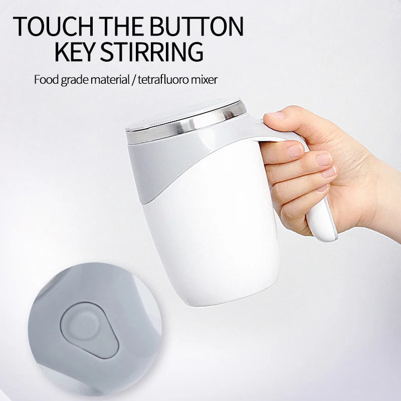 Electric Self-Stirring Mug – Battery Powered Coffee Mixing Cup Electric Stirring Mug Axl