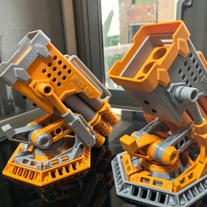3D Printed Missile Launcher Ornament & Pen Storage Box Desk Ornament Sculpture Axl