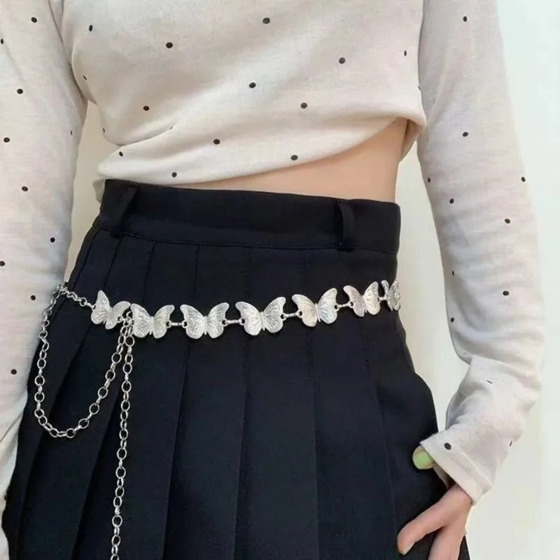Bohemian Metal Waist Chain Belt – Ethnic Retro Body Jewelry Waist Chain Belt Axl