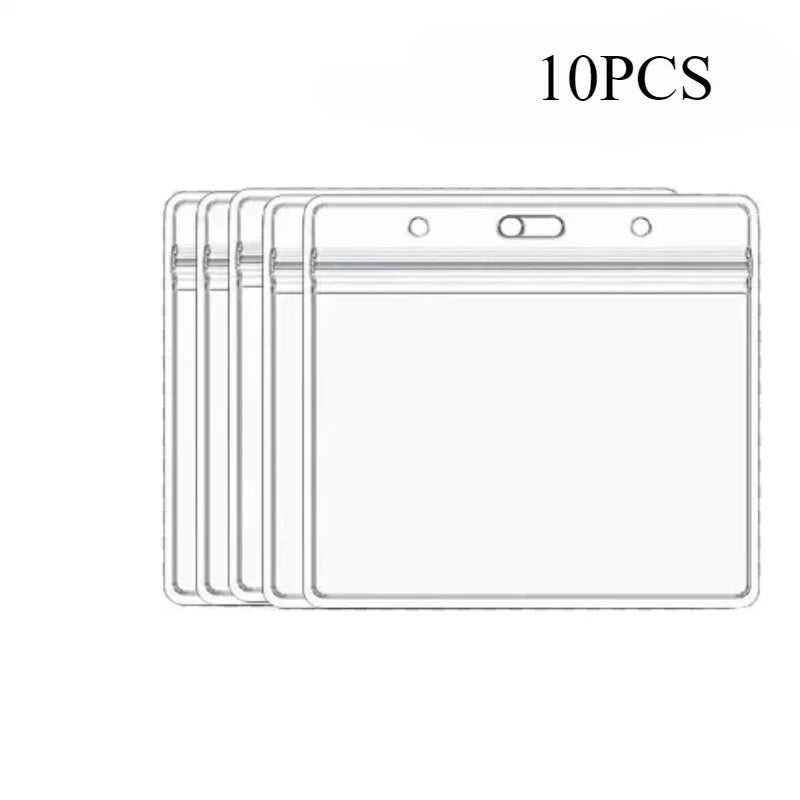 Waterproof Transparent Card Sleeves 10/30 PCS – ID & Credit Card Protective Sleeve Axl Style B-10pcs
