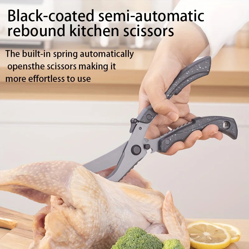 Ultra Sharp Kitchen Scissors – Meat, Bone & Fish Cutting Shears Kitchen Scissors Axl
