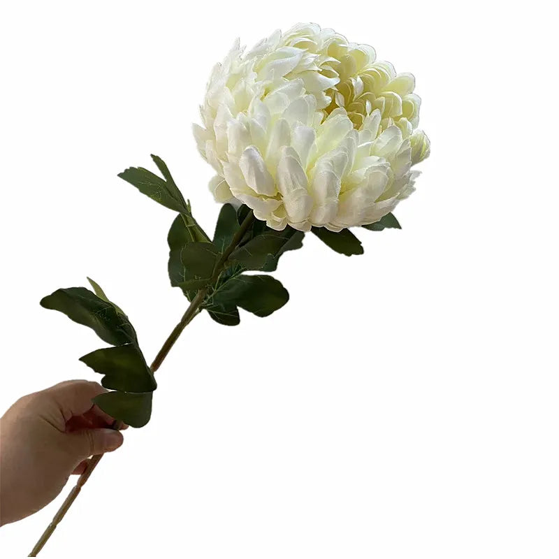 Silk Pineapple Chrysanthemum Long Stem Artificial Flower Artificial Flower Axl