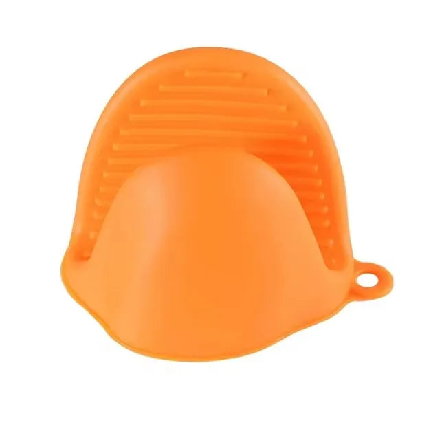 Silicone Oven Mitt Pinch Grip – Heat Resistant Pot Holder Silicone Oven Mitt Axl 1pc orange