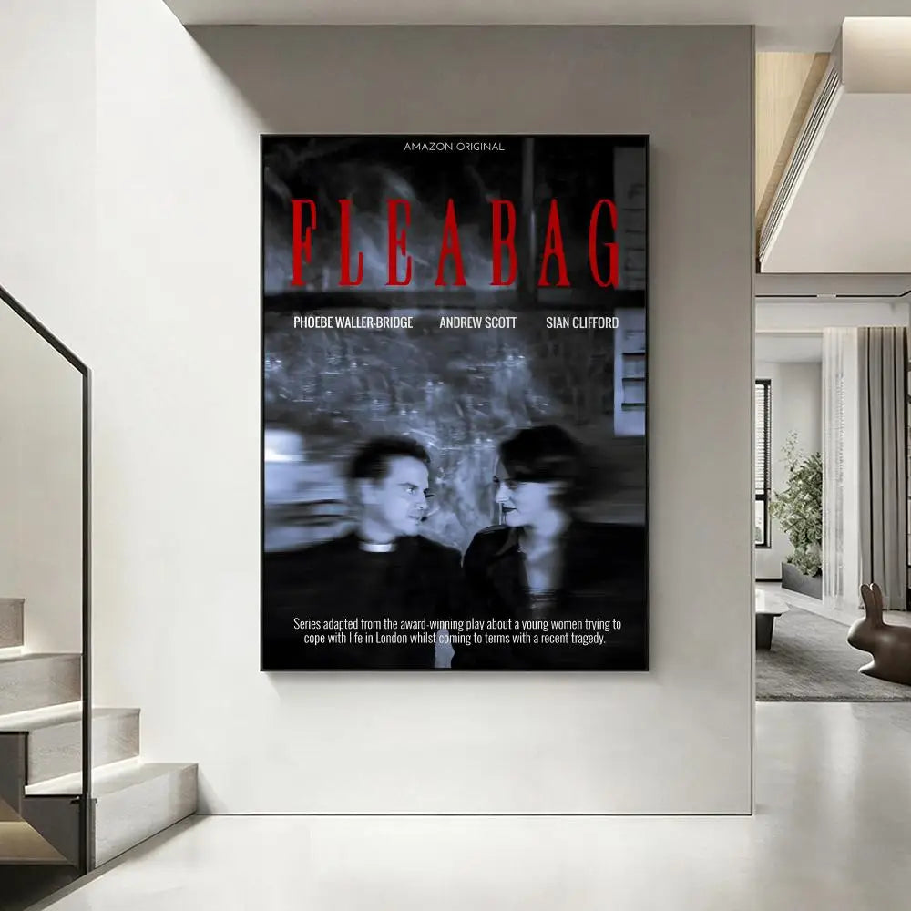 Fleabag TV Series Vintage Poster – HD Waterproof Wall Art Art Wall Poster Axl White11 21X30cmNoframe