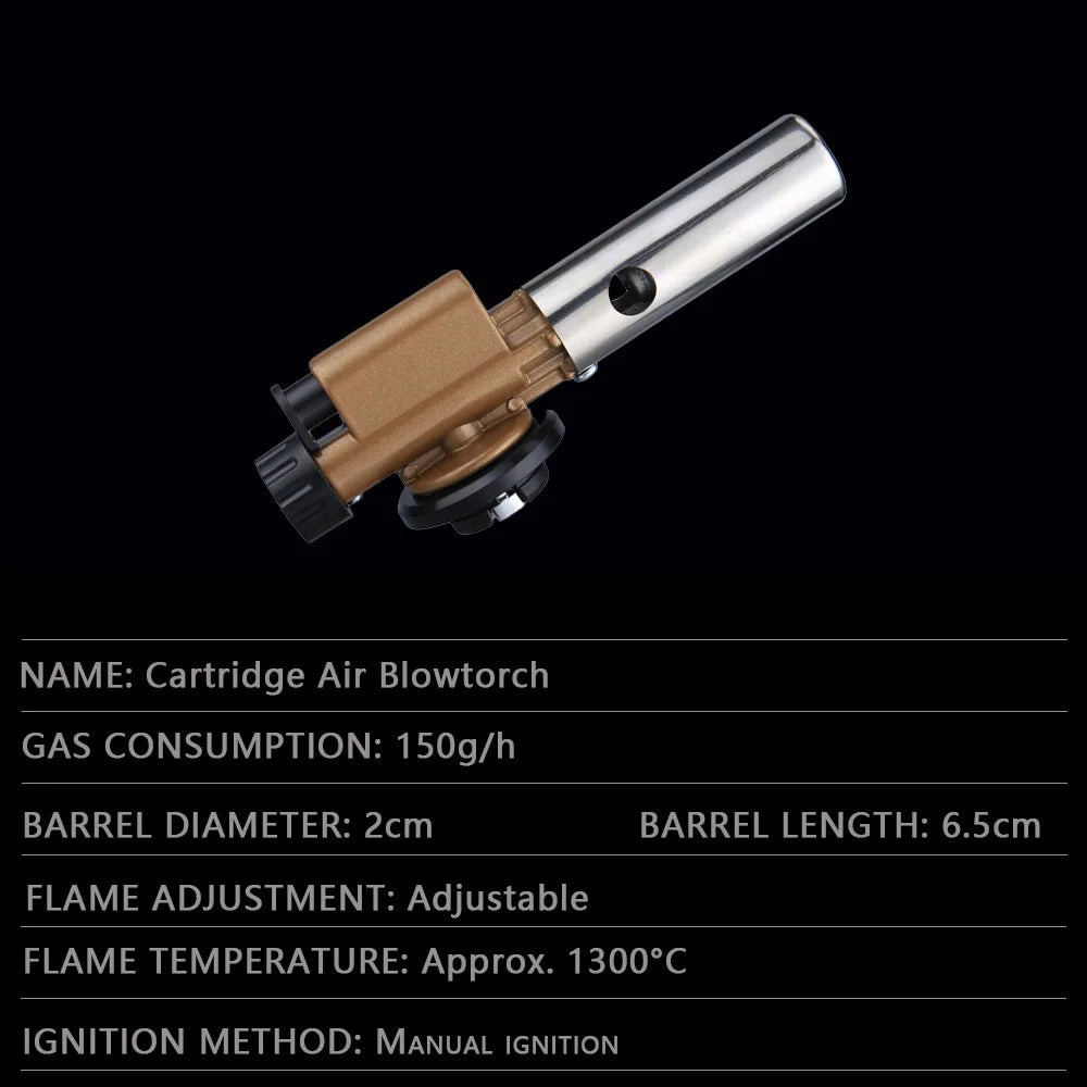 Adjustable Jet Flame Blow Torch Lighter – BBQ & Kitchen Jet Torch Lighter Axl