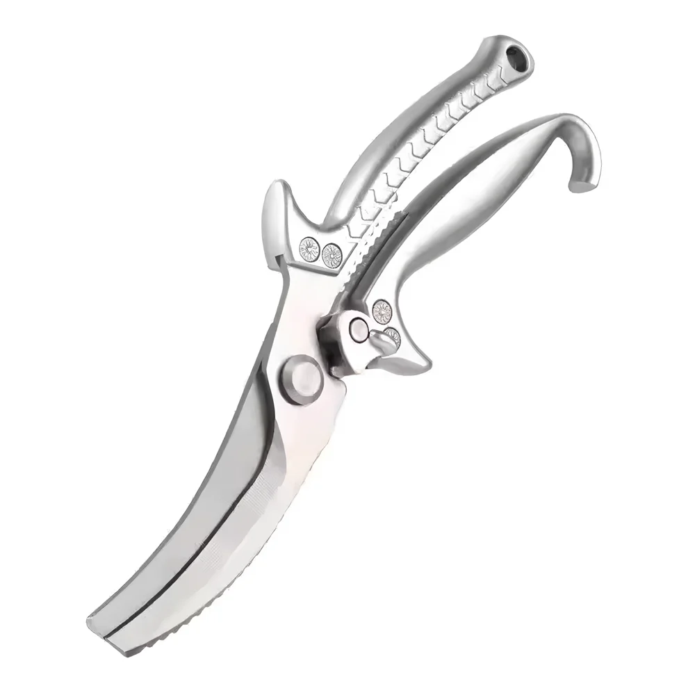 Stainless Steel Kitchen Scissors – BBQ Meat & Bone Cutter Set Kitchen Scissors Set Axl -Kitchen Scissors-