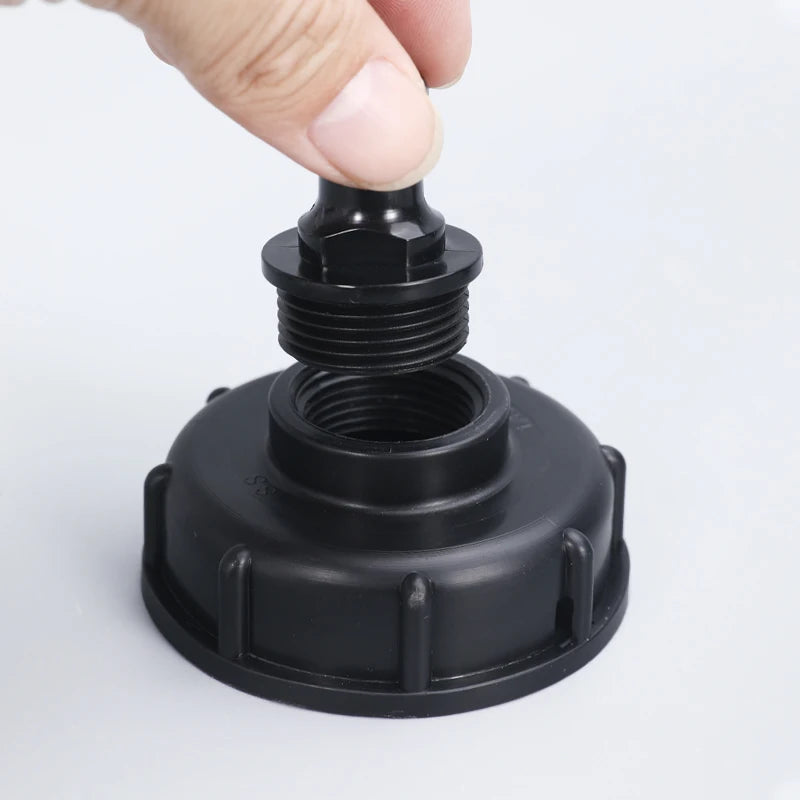 IBC Tank Adapter 60mm Coarse Thread – 1/2" & 3/4" Valve Fitting Tank Valve Adapter Axl