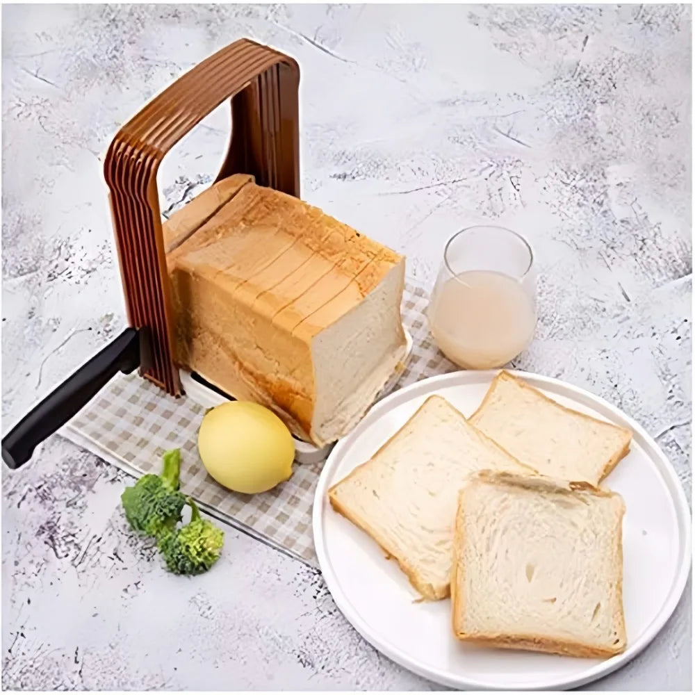Foldable Bread Slicer Rack – Even Toast & Sandwich Cuts Bread Slicer Rack Axl