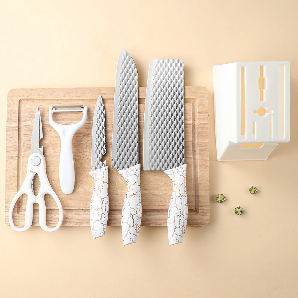 6-Piece Stainless Steel Kitchen Knife Set | Multi-Function Kitchen Knife Set Axl 6pcs