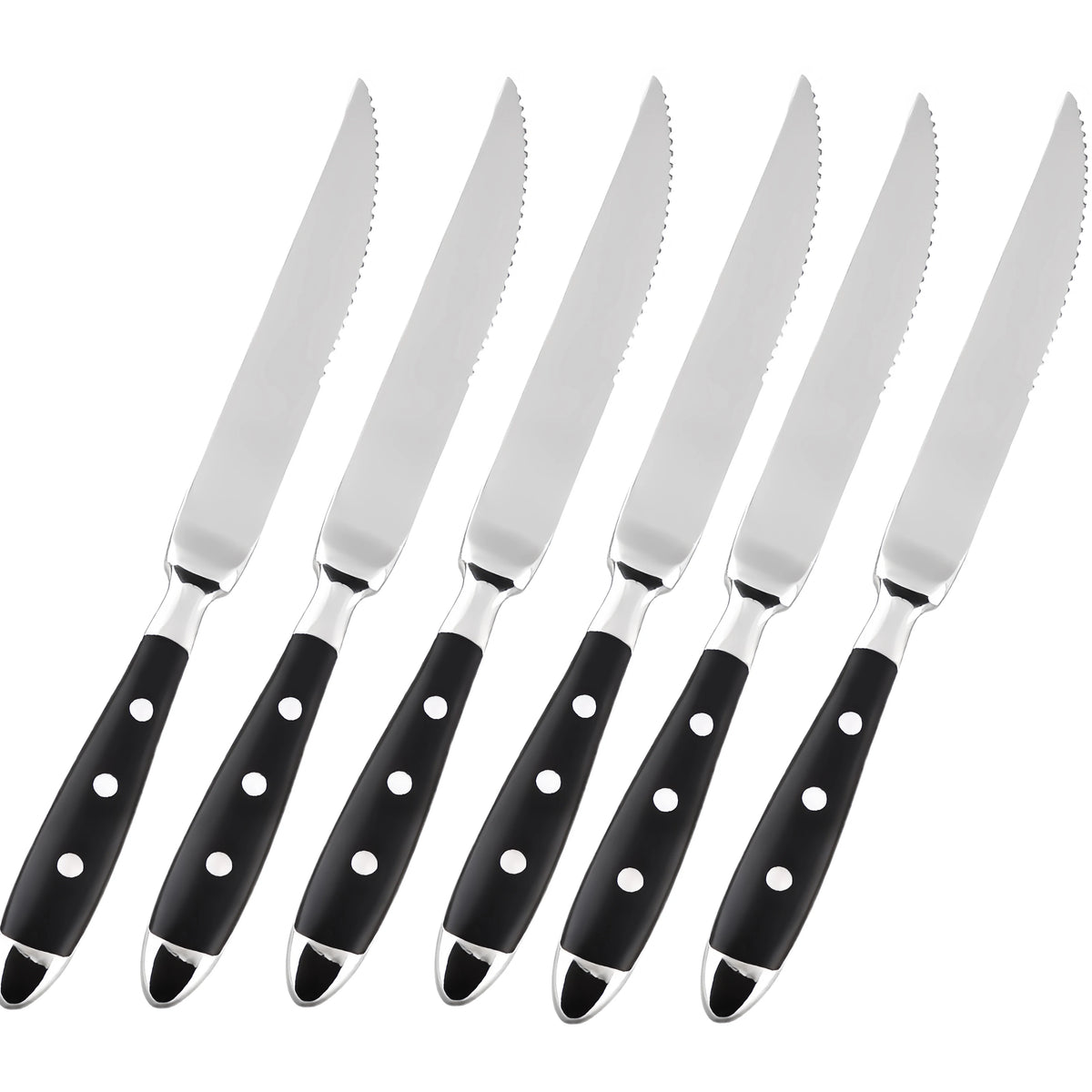 Stainless Steel Cutlery Set – Fork, Spoon & Steak Knife Stainless Steel Cutlery Set Axl 6 Pc Knife Set China Mainland