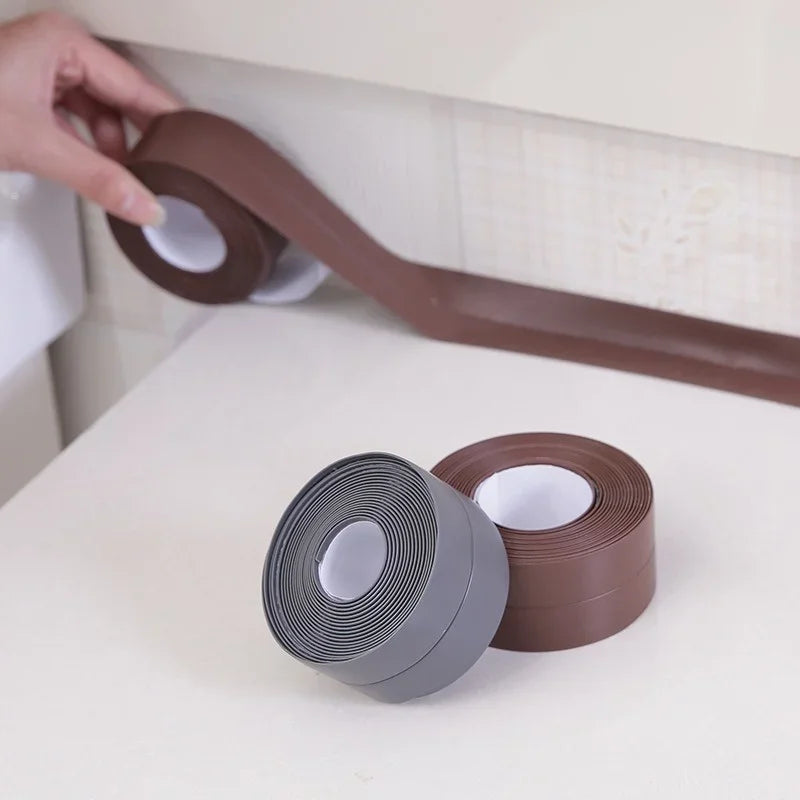 Waterproof Self-Adhesive PVC Sealant Tape – Kitchen & Bathroom Sealant Caulk Tape Axl