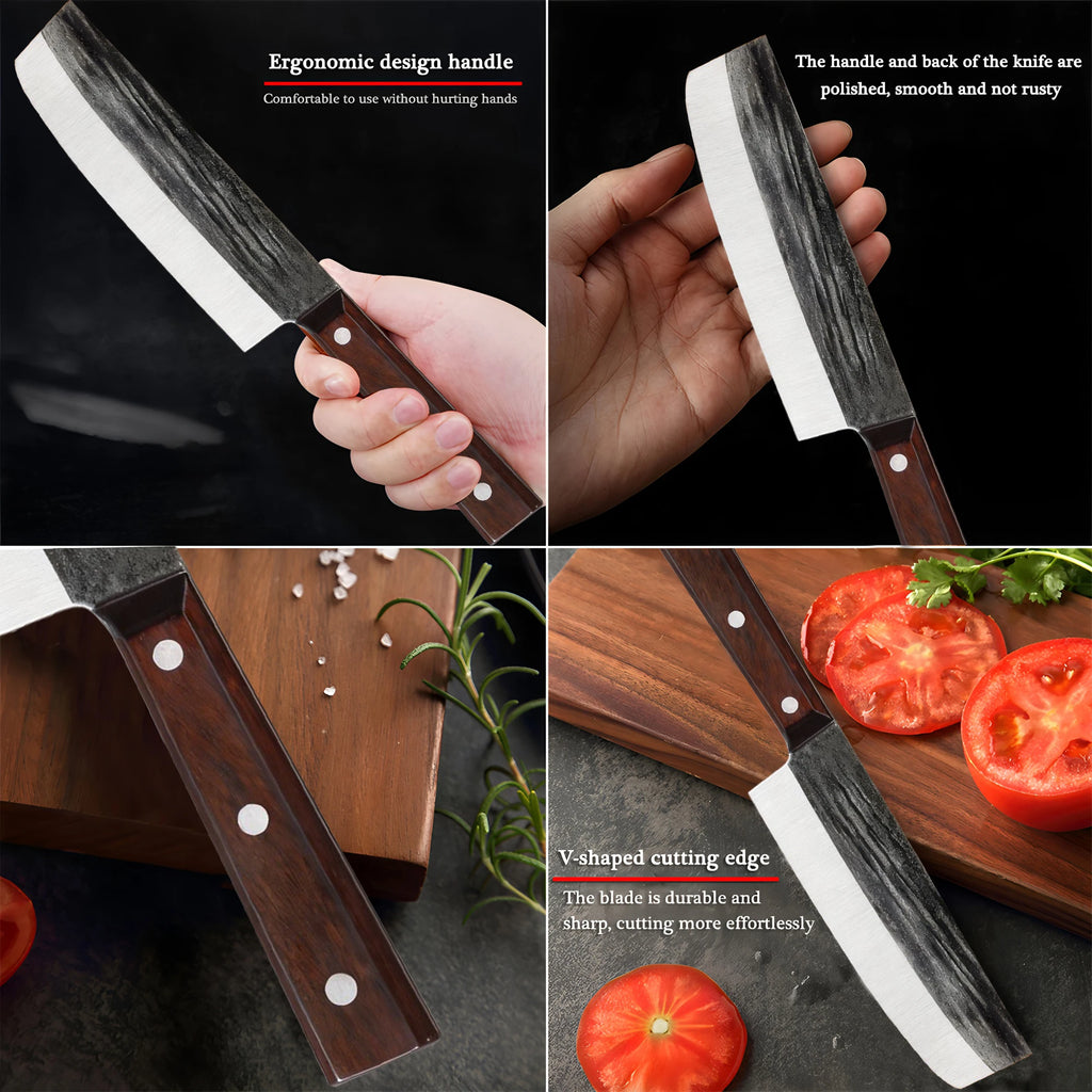 Handmade Forged Boning Chef Knife – Stainless Steel Kitchen Knife Forged Kitchen Knife Axl
