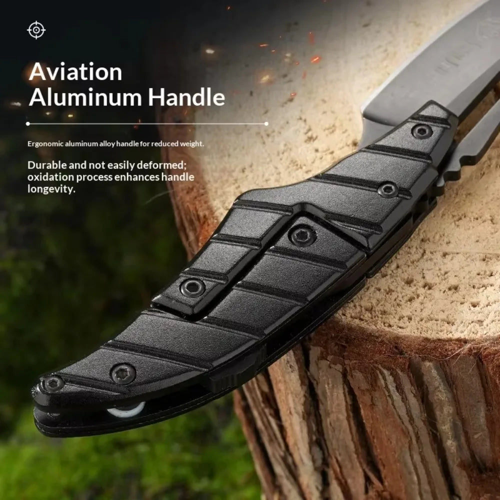 Stainless Steel Folding Pocket Knife – Camping & Kitchen Folding Pocket Knife Axl