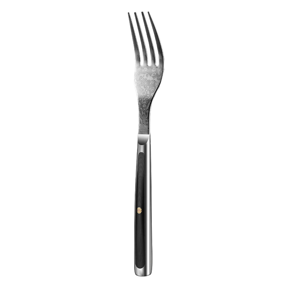 Sunnecko Damascus Steak Forks Set – VG10 Steel & G10 Handle Damascus Steak Fork Set Axl 1PCS Only China Mainland
