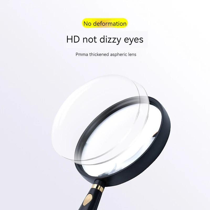 Handheld Magnifying Glass – HD Optical Glass Lens | Reading Handheld Magnifier Axl