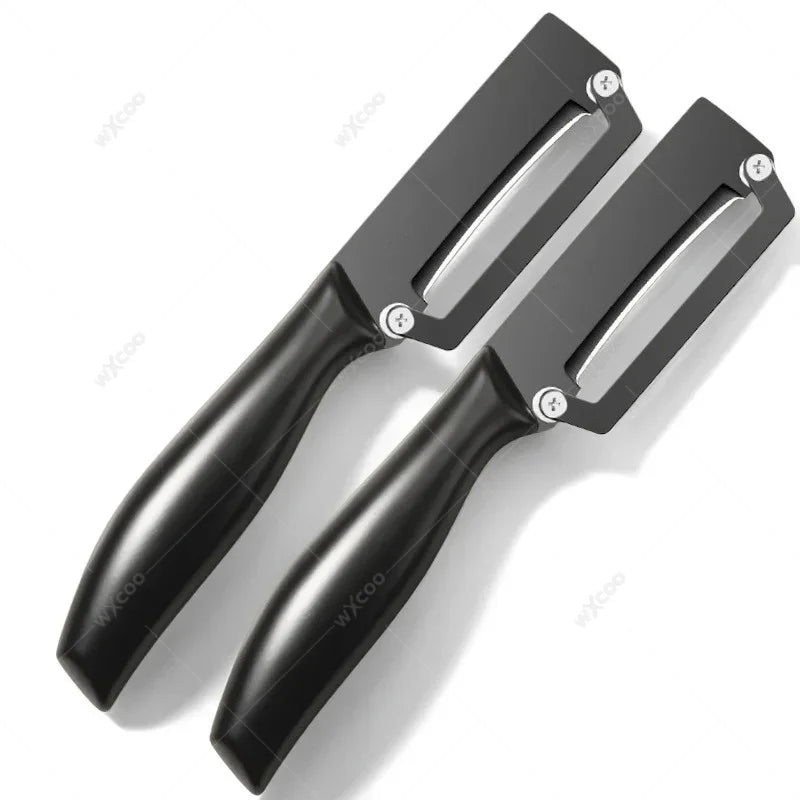 WXCOO All-Steel Fruit & Vegetable Peeler | Kitchen Peeling Tool Vegetable Peeler Axl 2PCS