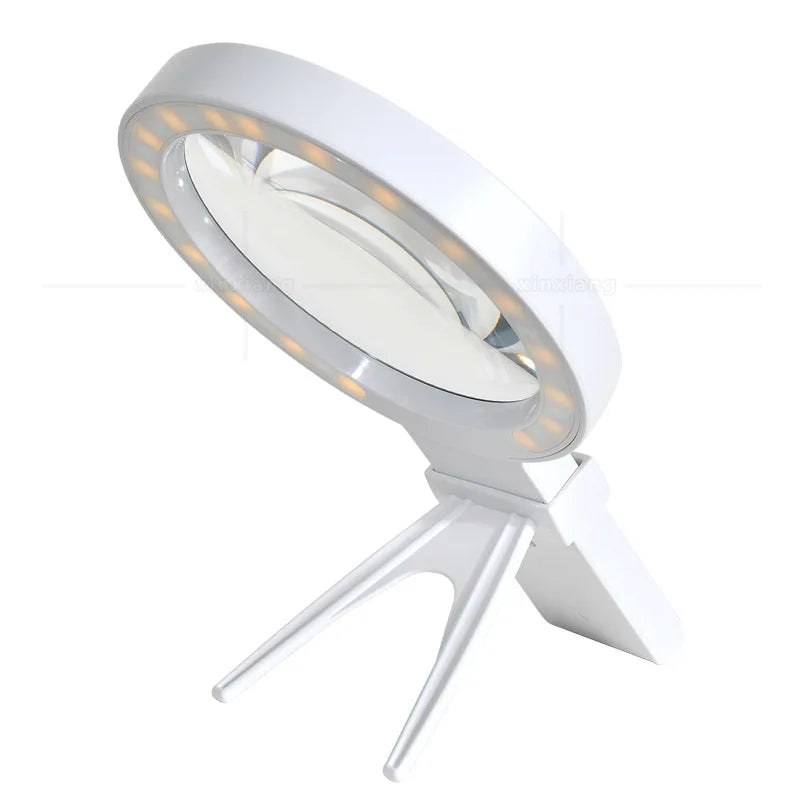 135mm LED Magnifying Glass – USB Rechargeable, 34 LEDs LED Magnifying Glass Axl