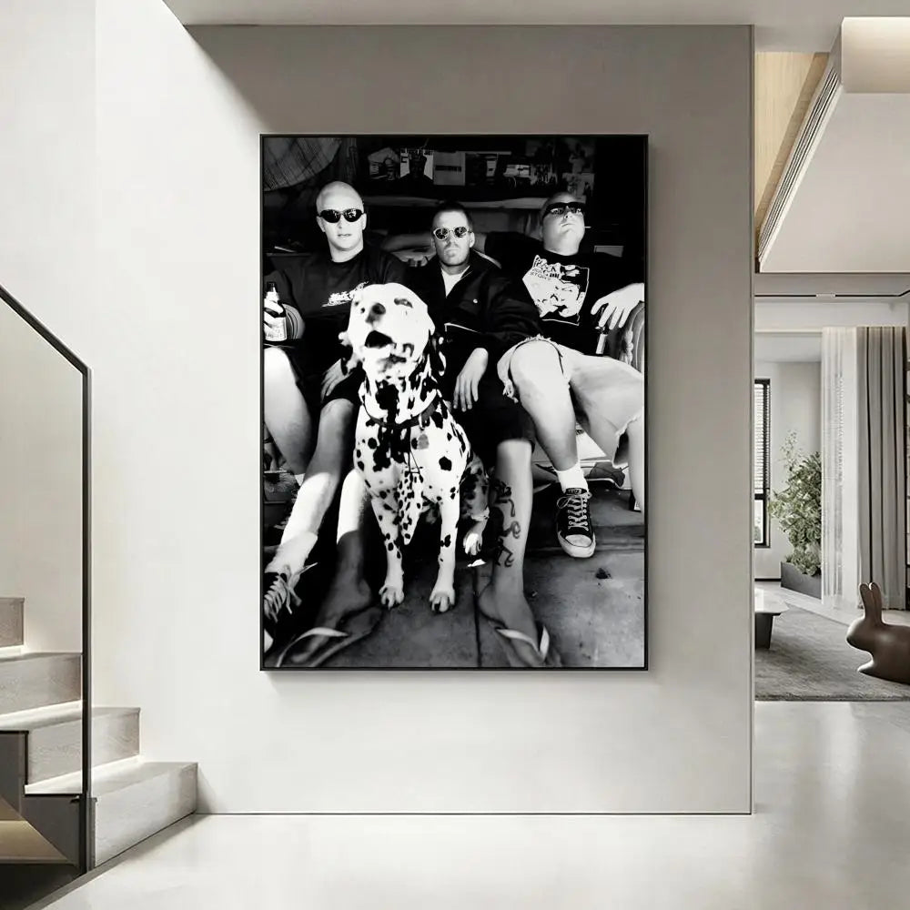 Sublime Band Poster – HD Waterproof Wall Art Print Decor Wall Art Poster Axl White13 15X20cmNoframe