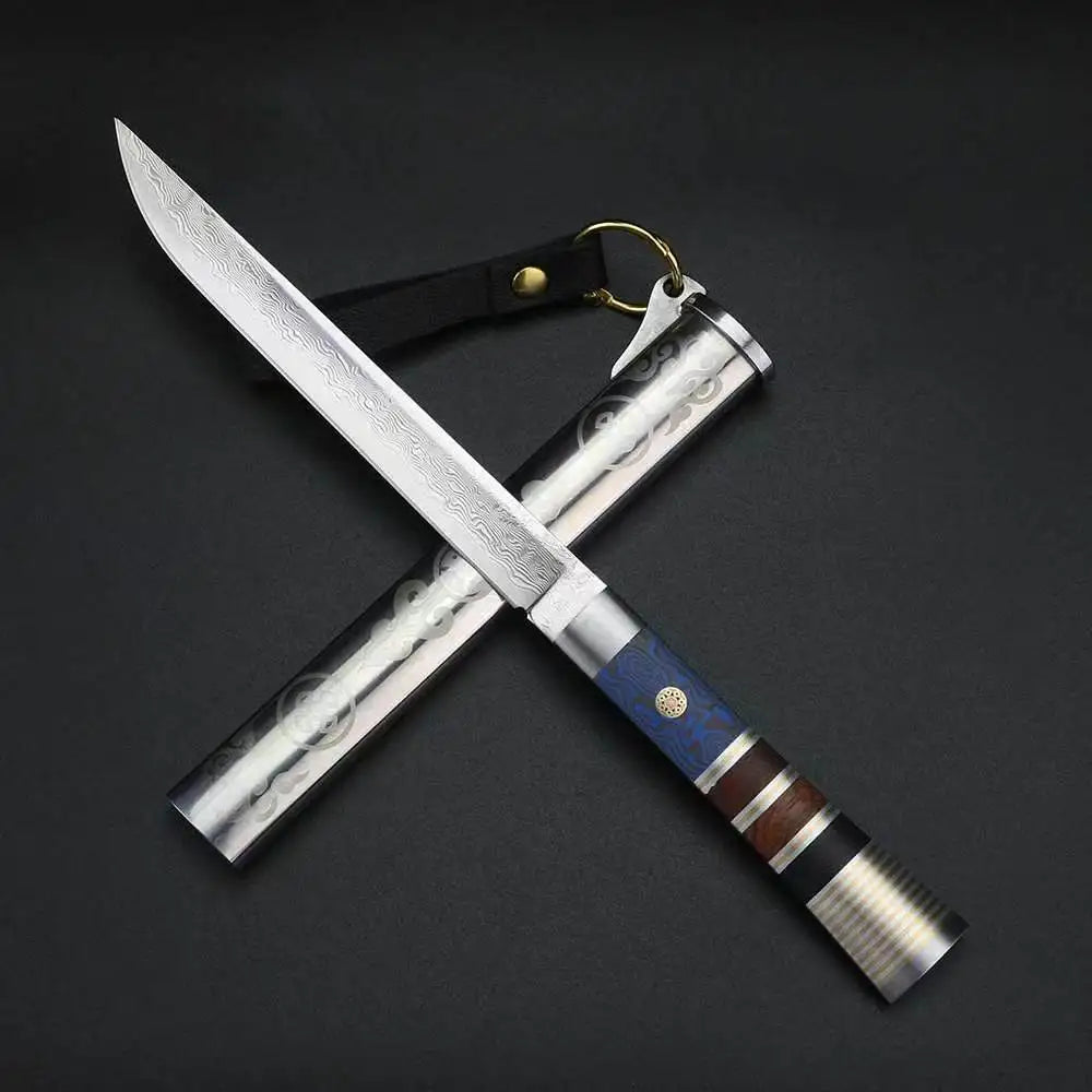 Damascus Steel Boning Knife – Sharp 12.5" Kitchen Cutting Knife Damascus Kitchen Knife Axl
