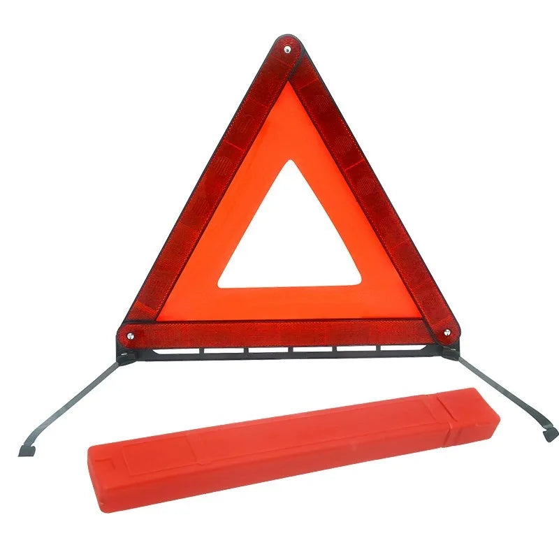 Foldable Red Reflective Warning Triangle | Car Road Safety Road Safety Triangle Axl 1pc