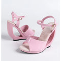 Women's Open Toe High Heel Platform Sandals | Party Shoes High Heel Sandals Axl pink 43