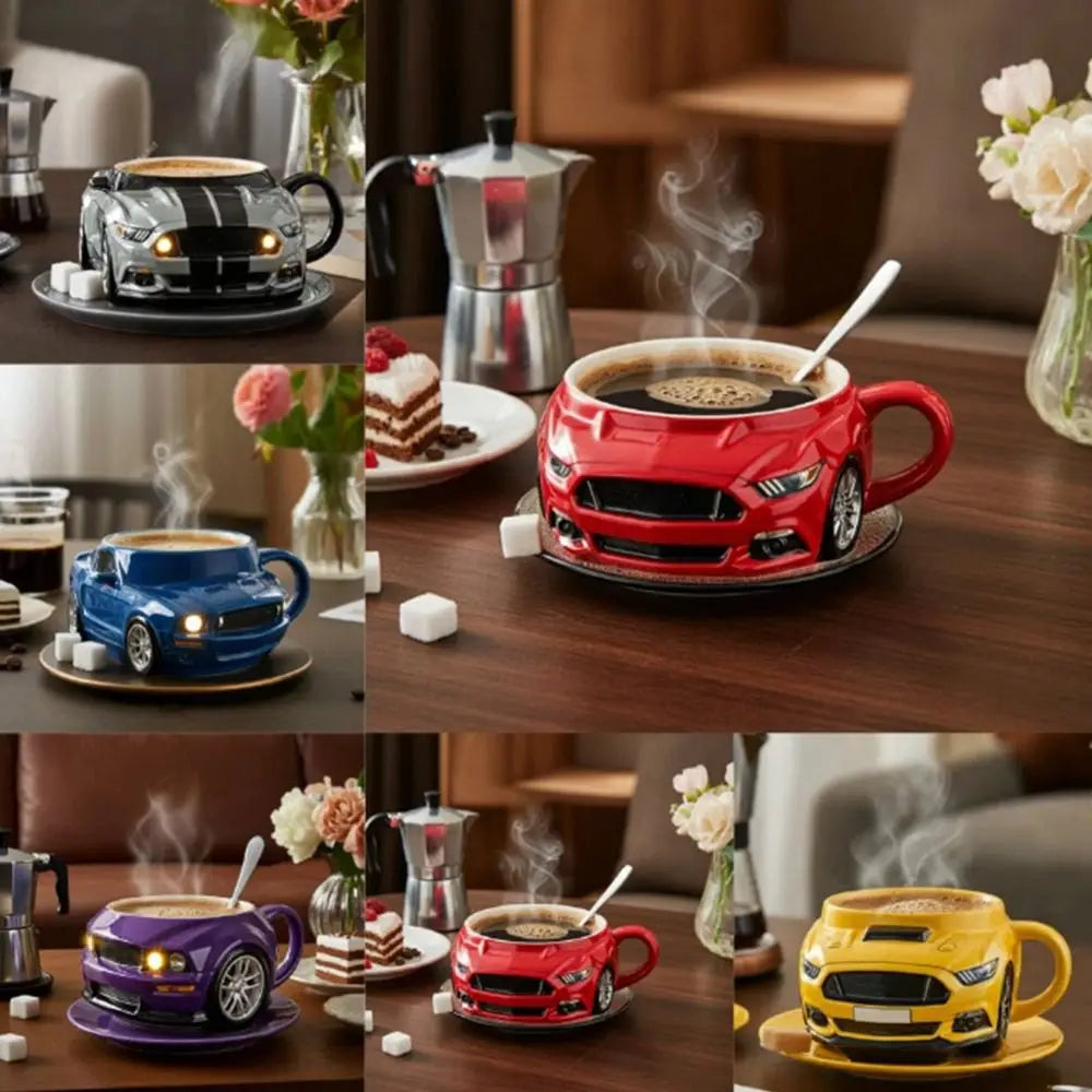Car Shaped Stainless Steel Coffee Mug | Novelty Truck Gift Novelty Coffee Mug Axl
