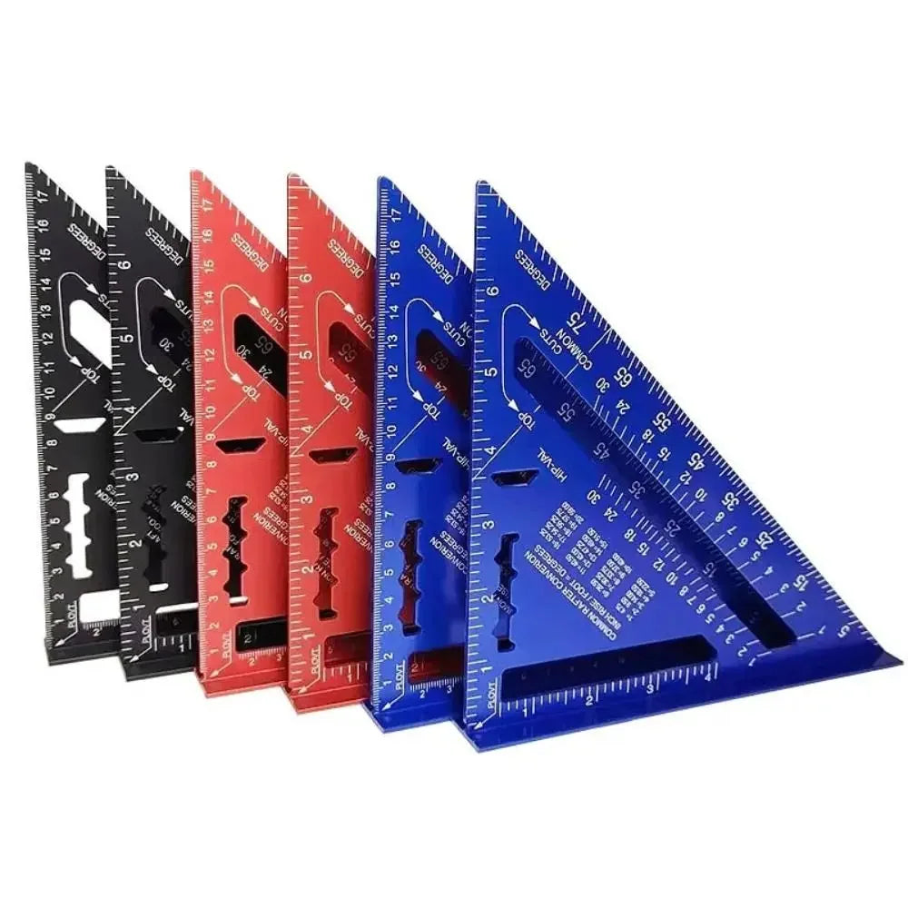 7-Inch Aluminum Speed Square Triangle Ruler – Metric & Imperial Speed Square Ruler Axl