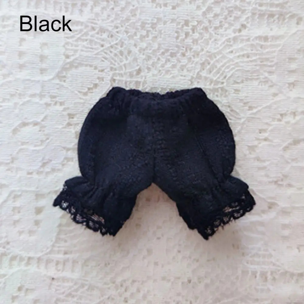 Cotton Lantern Shorts for 1/11 OB11 & 1/12 BJD Dolls Doll Clothing Axl Black