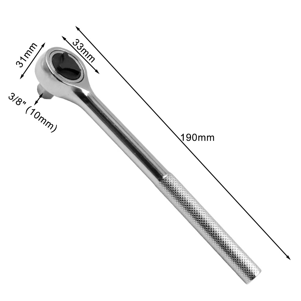 3/8" High Torque Ratchet Wrench – Quick Release Socket Driver Ratchet Wrench Axl