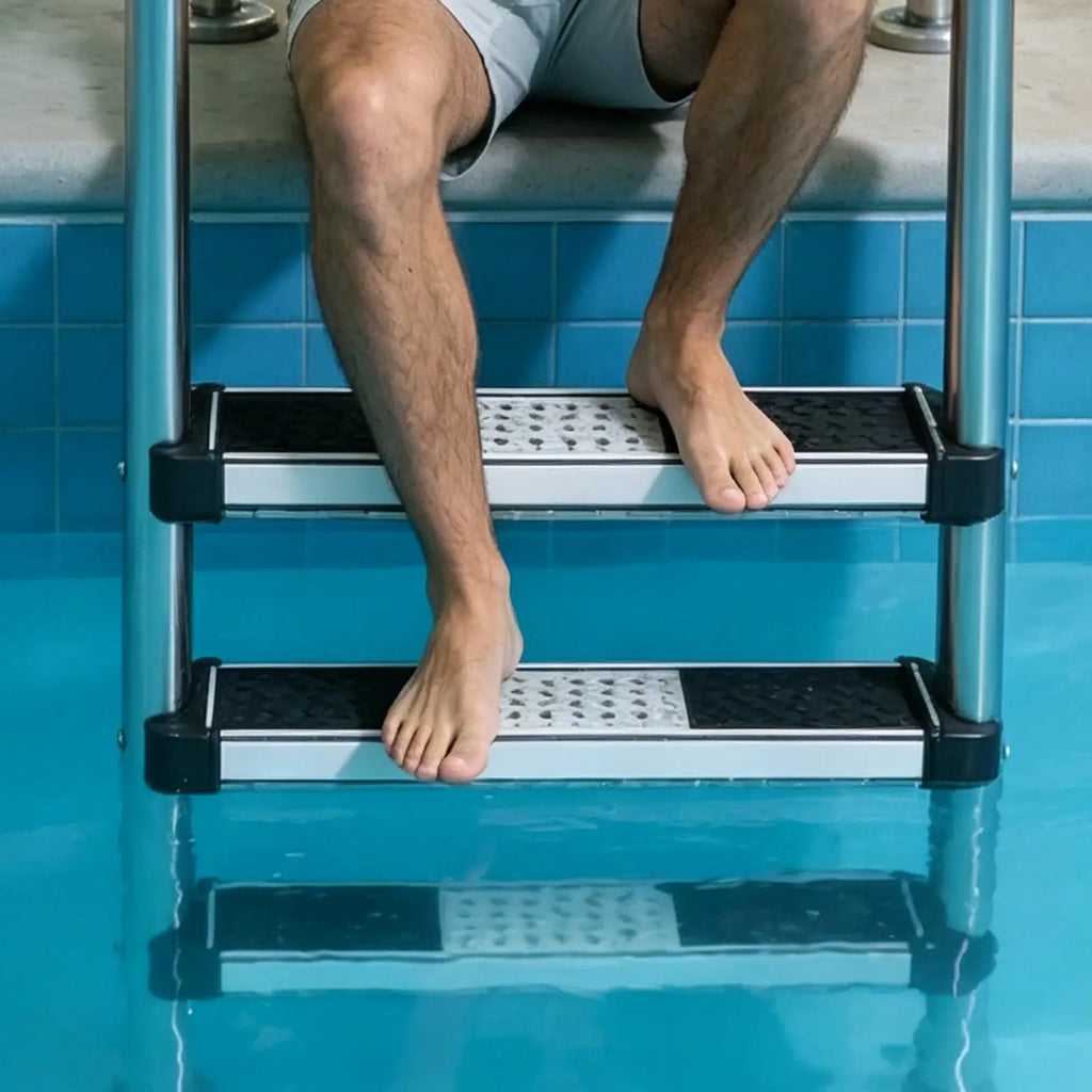 Anti-Slip Stainless Steel Pool Ladder Step Replacement Pool Ladder Step Axl