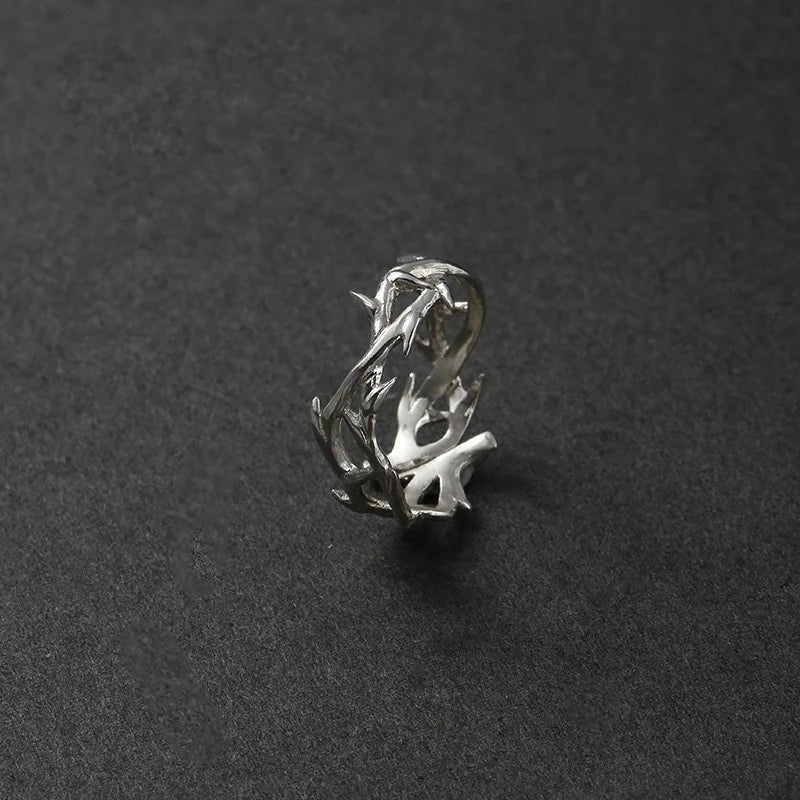 Gothic Thorn Vine Ring – Adjustable Punk Unisex Jewelry Gothic Punk Ring Axl