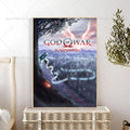 God of War Ragnarok Wall Poster | Self-Adhesive Waterproof Sticker Wall Art Poster Axl z1 21x30cm No Frame