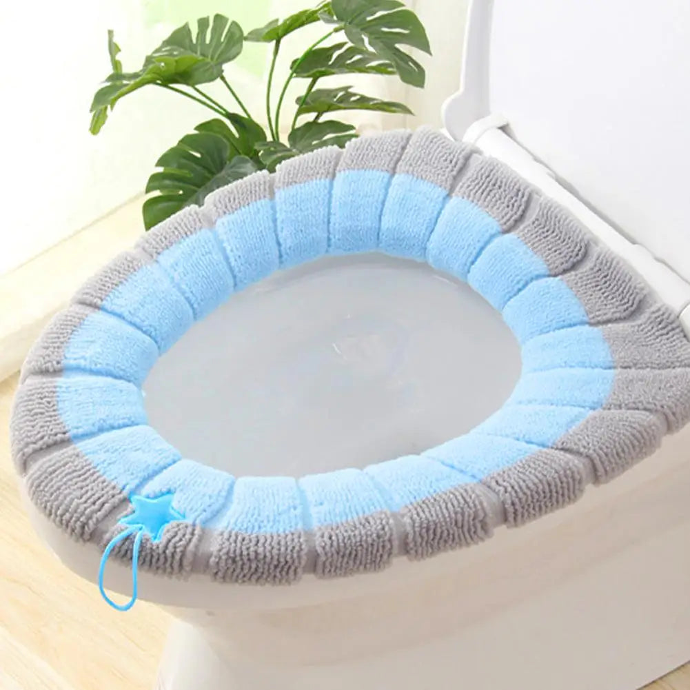 Thick Velvet Toilet Seat Cushion Cover – Universal Fit Toilet Seat Cover Axl