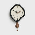 Modern Wooden Swing Wall Clock – Silent Quartz Home Decor Swing Wall Clock Axl Black