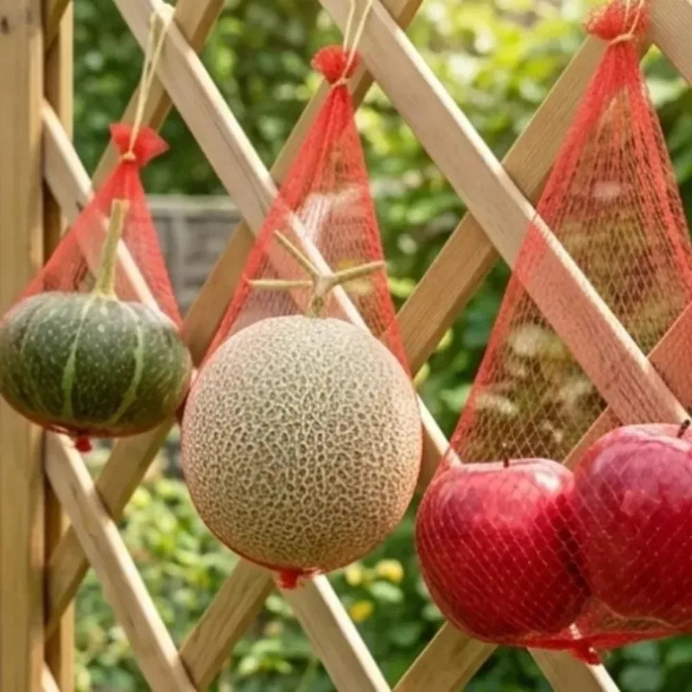 100 Pcs Fruit Hanging Net Bags – Melon, Pumpkin & Watermelon Fruit Support Nets Axl