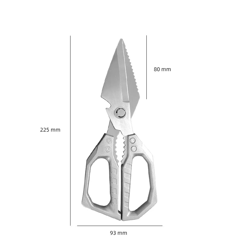 Stainless Steel Kitchen Shears – Chicken, Bone & BBQ Scissors Kitchen Shears Axl