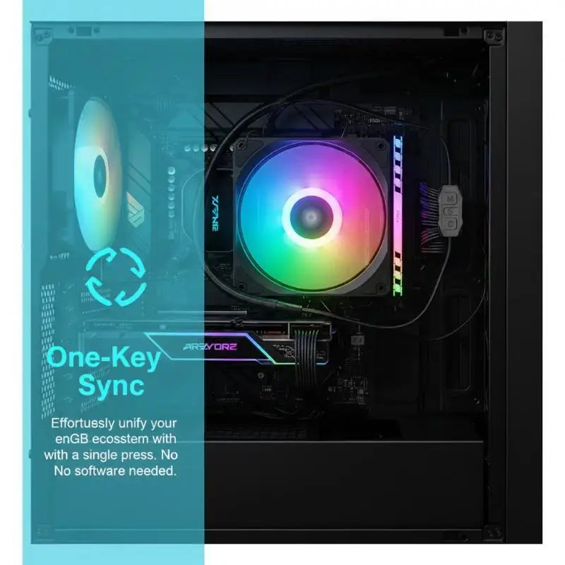 ARGB Mini Controller – 5V 3-Pin to SATA RGB Hub for PC Cases ARGB Lighting Controller Axl