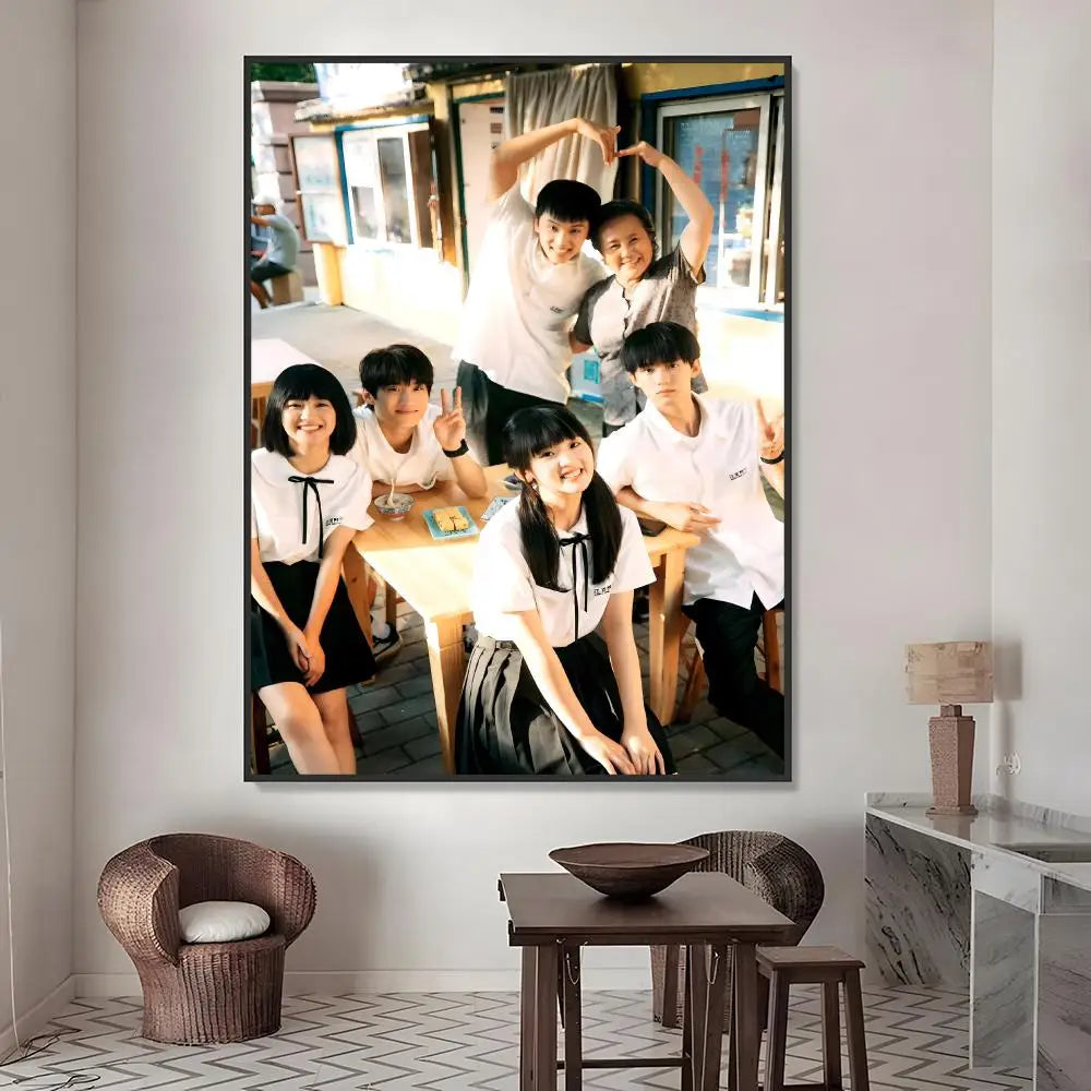 When I Fly Towards You HD Waterproof Wall Poster Sticker Wall Poster Sticker Axl White02 15X20cmNoframe