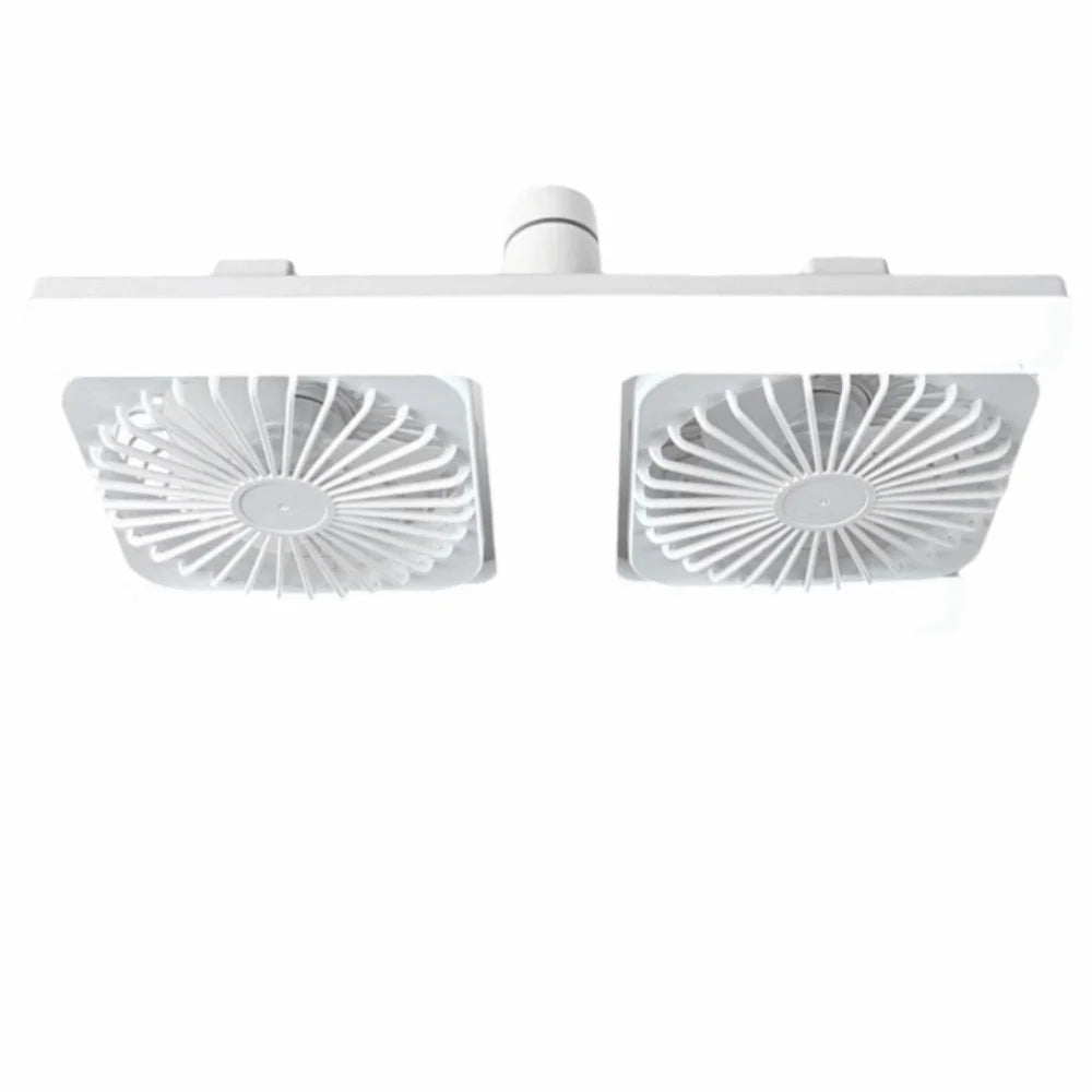 60W E27 LED Ceiling Fan – Silent Double Blade & Dimmable Light LED Ceiling Fan Axl White
