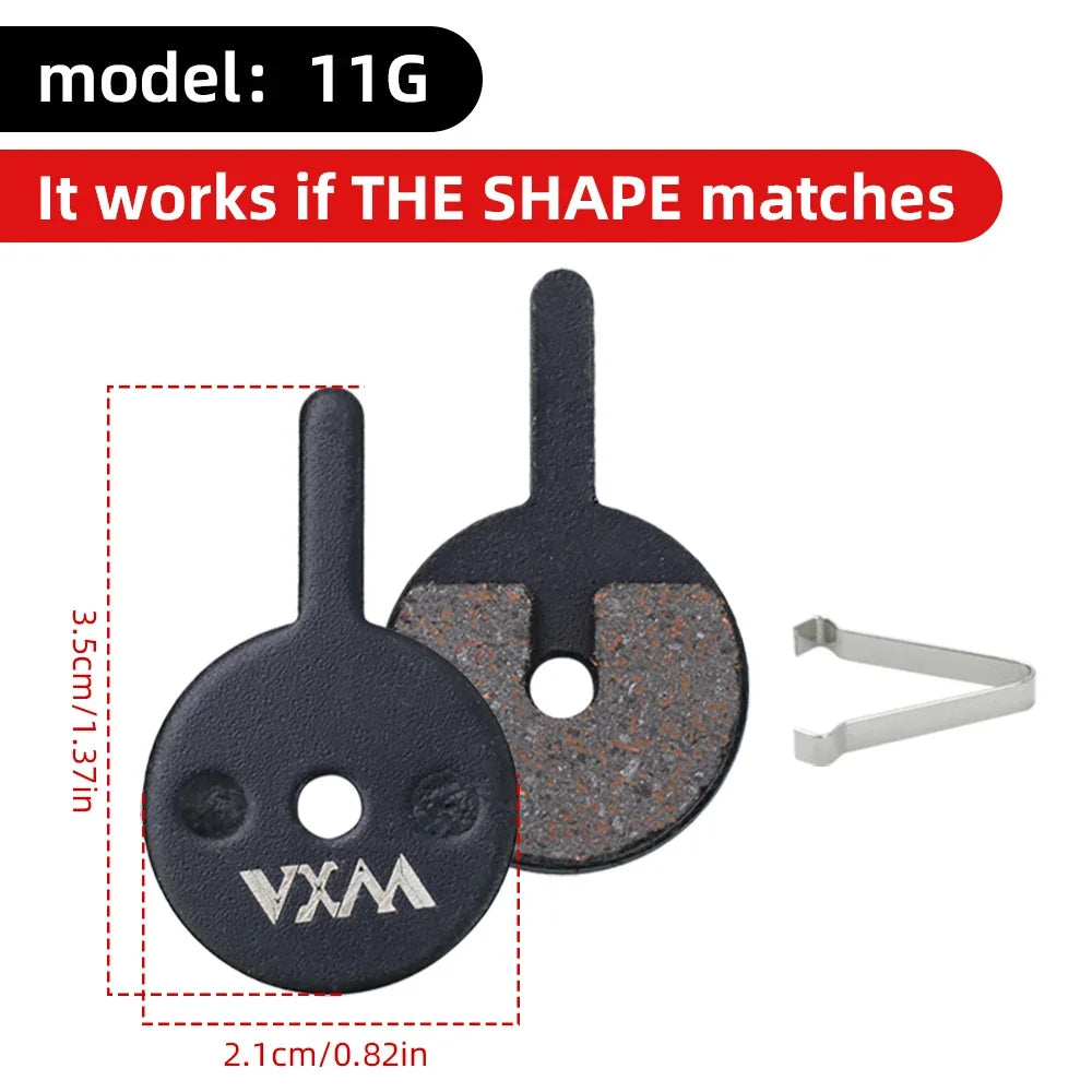 VXM MTB Hydraulic Disc Brake Pads – Semi-Metal, Quiet & Durable