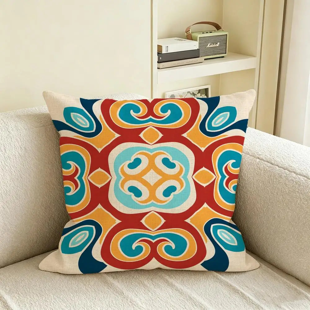 S-Stripe Linen Cushion Cover – Sofa, Bed & Chair Pillow Linen Cushion Cover Axl White6 60X60cm