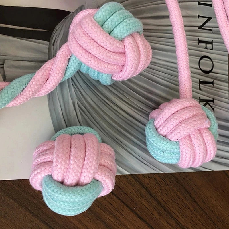 6-Piece Cotton Rope Dog Toy Set – Chew & Teeth Cleaning Dog Rope Toys Axl