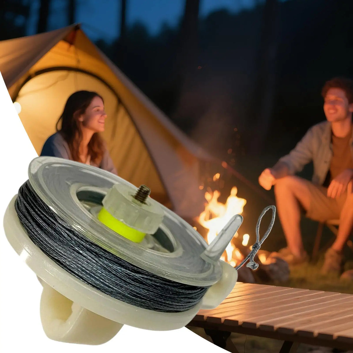 Reusable Trip Wire Alarm Cord – 82ft High-Strength Outdoor Tripline Outdoor Trip Wire Axl