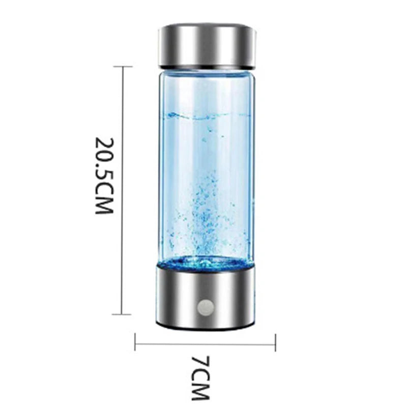 Hydrogen-Rich Water Generator Bottle 420ml | USB Rechargeable Hydrogen Water Bottle Axl style 1