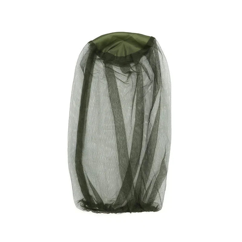 Mosquito Head Net – Mesh Bug Hat Cover for Camping & Hiking Mosquito Head Net Axl green