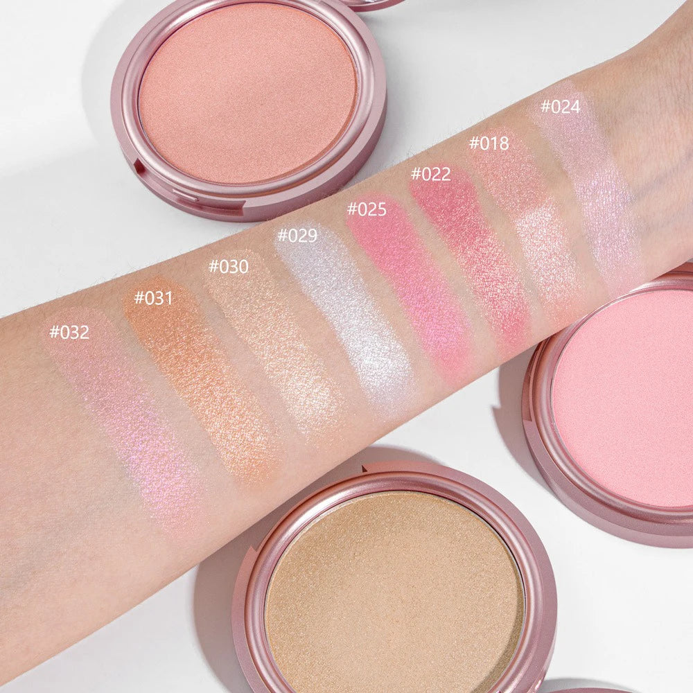 Private Label Shimmer Highlighter Powder – Vegan Wholesale Pressed Highlighter Powder Axl