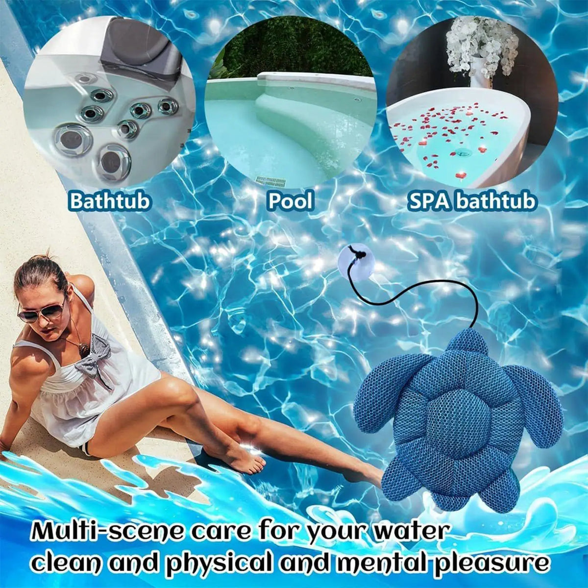 Reusable Pool Scum Absorber – Hot Tub Oil Sponge Ball Pool Scum Absorber Axl