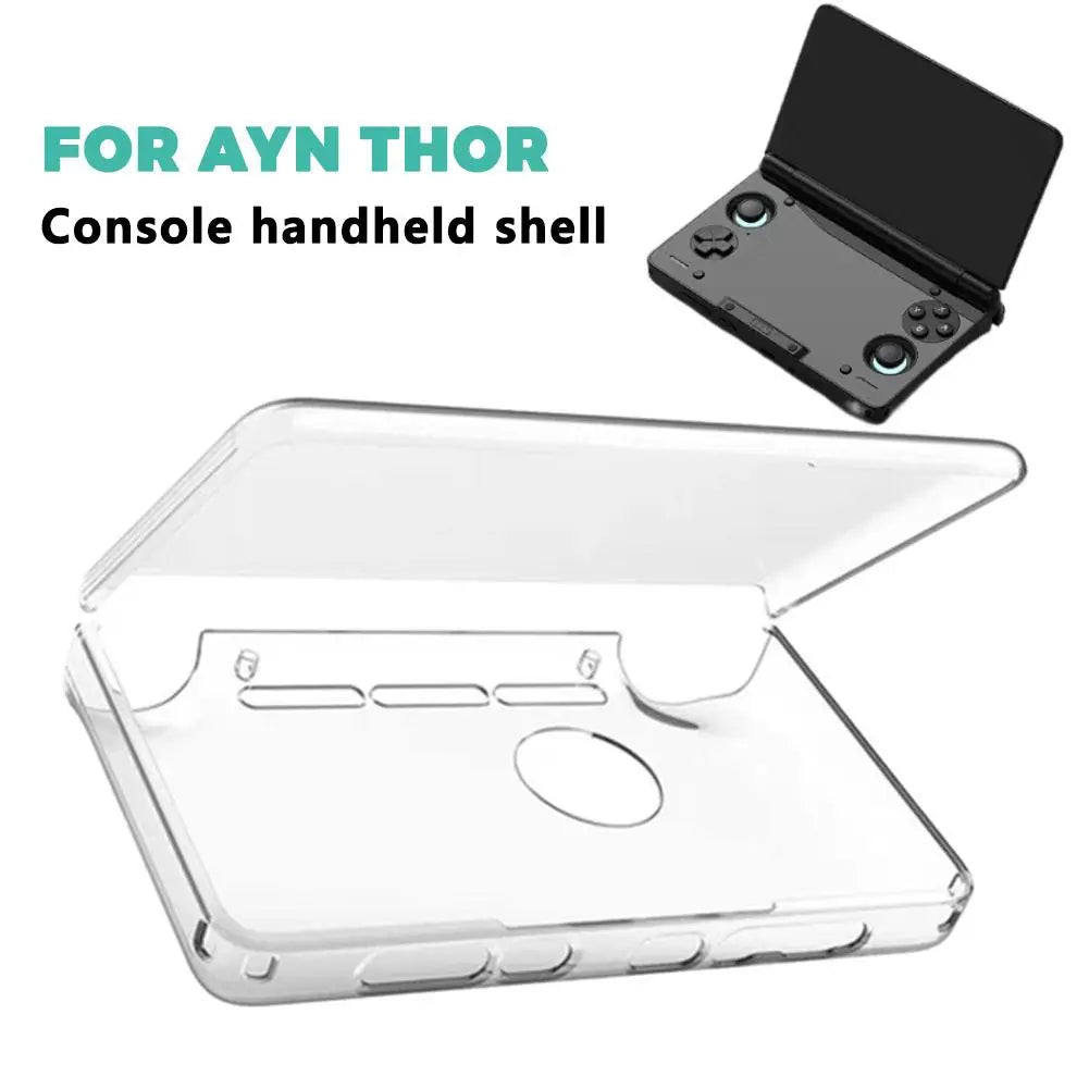 Crystal Clear Hard PC Case for AYN THOR Handheld Console Console Protective Case Axl