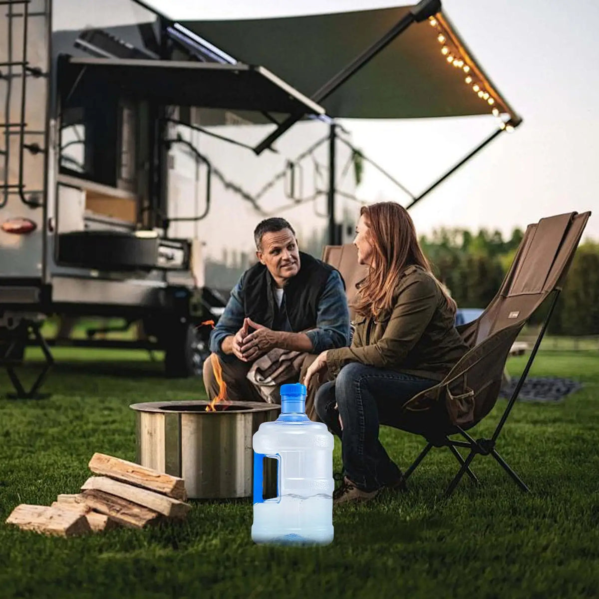Camping Water Jug with Handle – 5L & 7.5L PET Storage Tank Camping Water Jug Axl