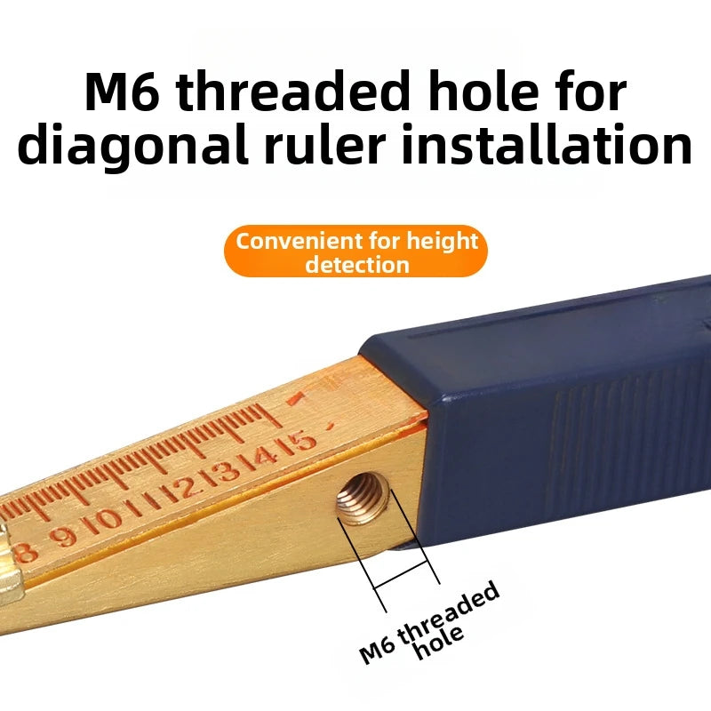 1–15mm Taper Wedge Feeler Gauge | Gap & Flatness Measuring Tool Feeler Gauge Axl